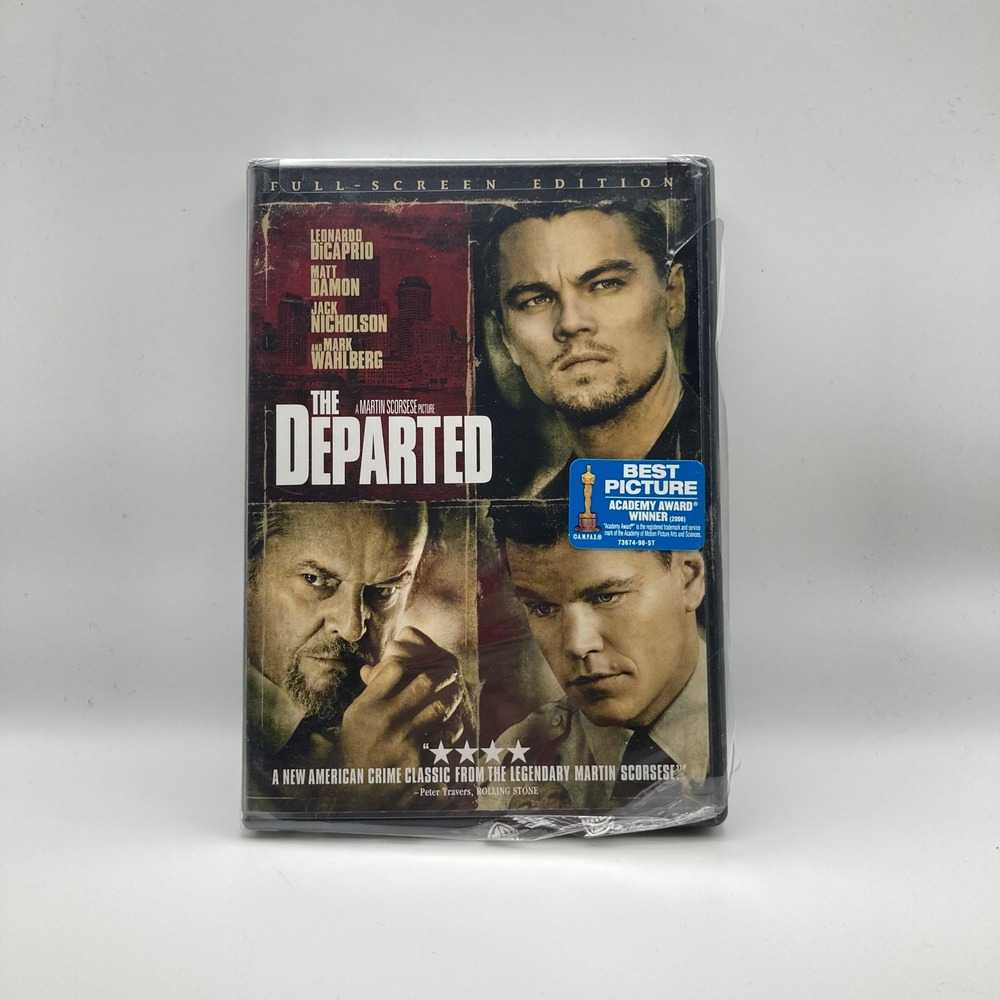 The Departed DVD Full Screen Edition Leonardo DiCaprio Matt Damon New Sealed
